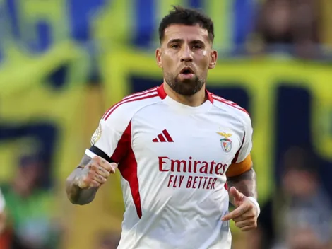 El gesto de Otamendi a los hinchas de Boca tras su gol para el empate de Benfica