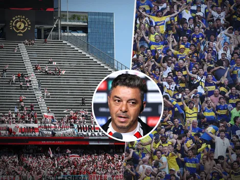 La frase de Gallardo sobre los hinchas de River que hizo estallar de risa a todo Boca: "No le dan las cuentas"