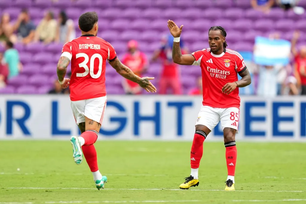 Benfica goleó a Auckland y le mete presión a Boca. (Getty Images)