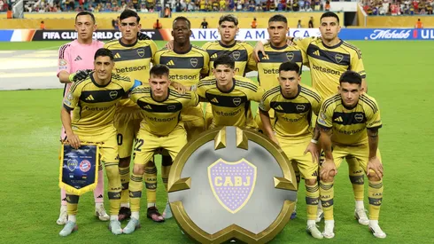 La formación titular de Boca ante Bayern.