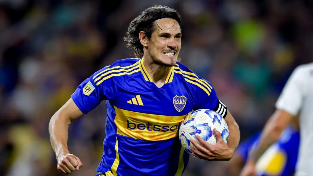 Edinson Cavani en Boca (Getty Images)