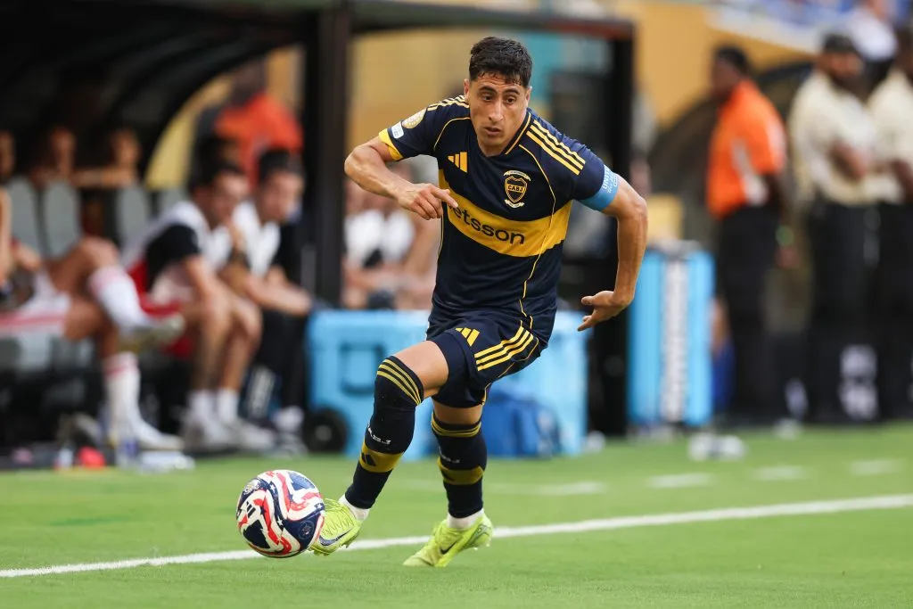 Merentiel analiza irse de Boca ahora. (Getty)