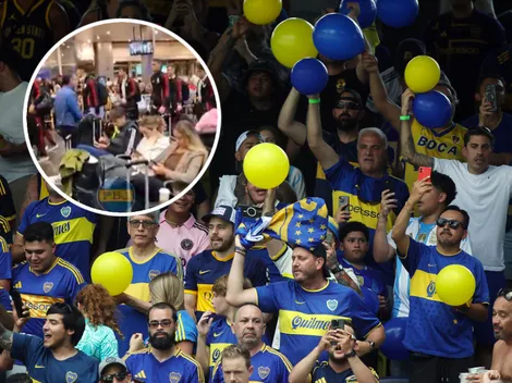 Viral: la reacción de los hinchas de Boca cuando se encontraron con el plantel de River en el aeropuerto de Miami