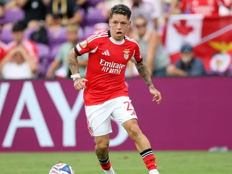 Benfica quedo afuera del Mundial y los hinchas se burlaron de Prestianni: "Boca vigila"