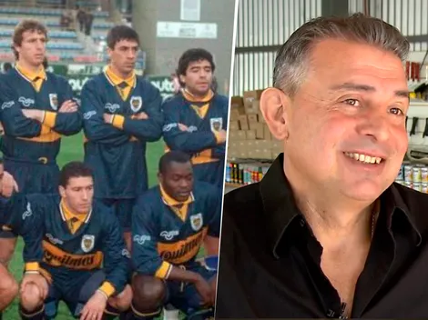 Jugó con Maradona en Boca y ahora trabaja en el mercado central: "No me lo quita nadie"