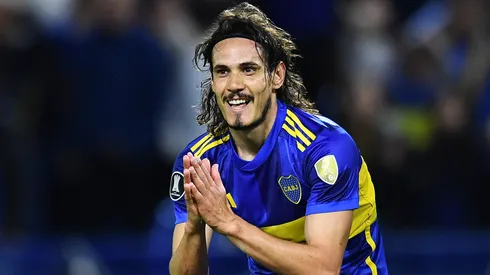 Edinson Cavani en Boca (Getty Images)