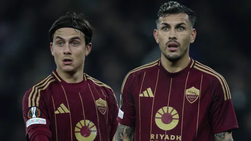 Leandro Paredes y Dybala en la Roma