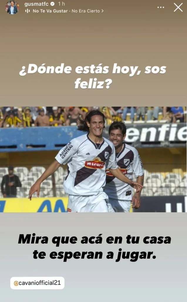 La historia de Gustavo Matosas no cayó bien en el entorno de Cavani. (Getty Images)