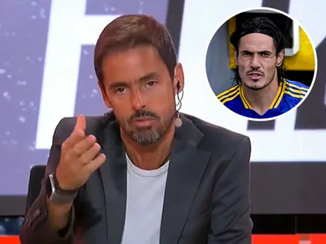 Mariano Closs y una tajante postura sobre el nivel de Cavani en Boca: "Su balance hasta ahora no es bueno"