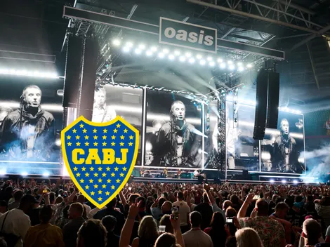 Apareció un hincha de Boca en la vuelta de Oasis y fue viral: "Estamos en todos lados"