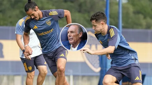 Russo habló con Cavani y Herrera.