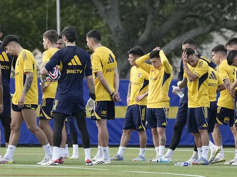 Dos buenas y una mala: la práctica de Boca le sigue generando dudas a Russo