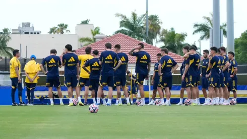 Primera salida en Boca.