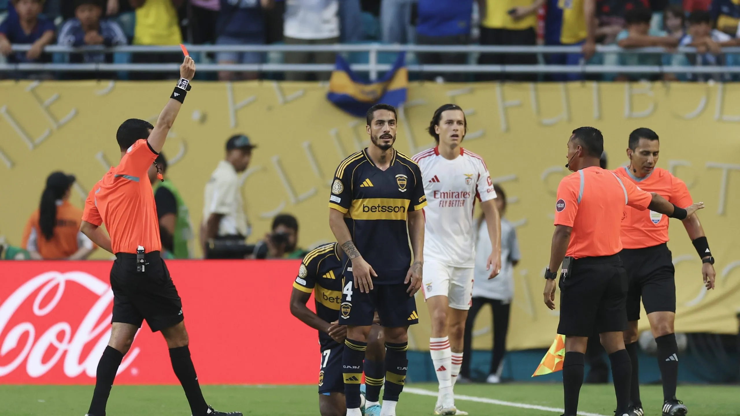 Figal recordó la expulsión ante Benfica. Foto: Getty Images