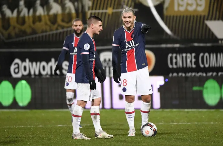 Paredes y Verratti compartieron equipo en el PSG. (Imago)