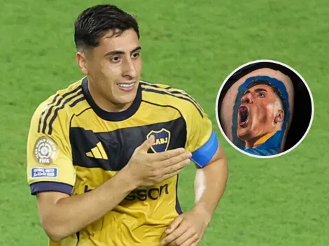 El increíble tatuaje de Merentiel que se hizo un hincha de Boca: "14 horas de sesión"