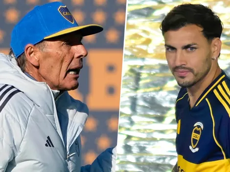 La primera decisión de Russo con Paredes en la práctica de Boca