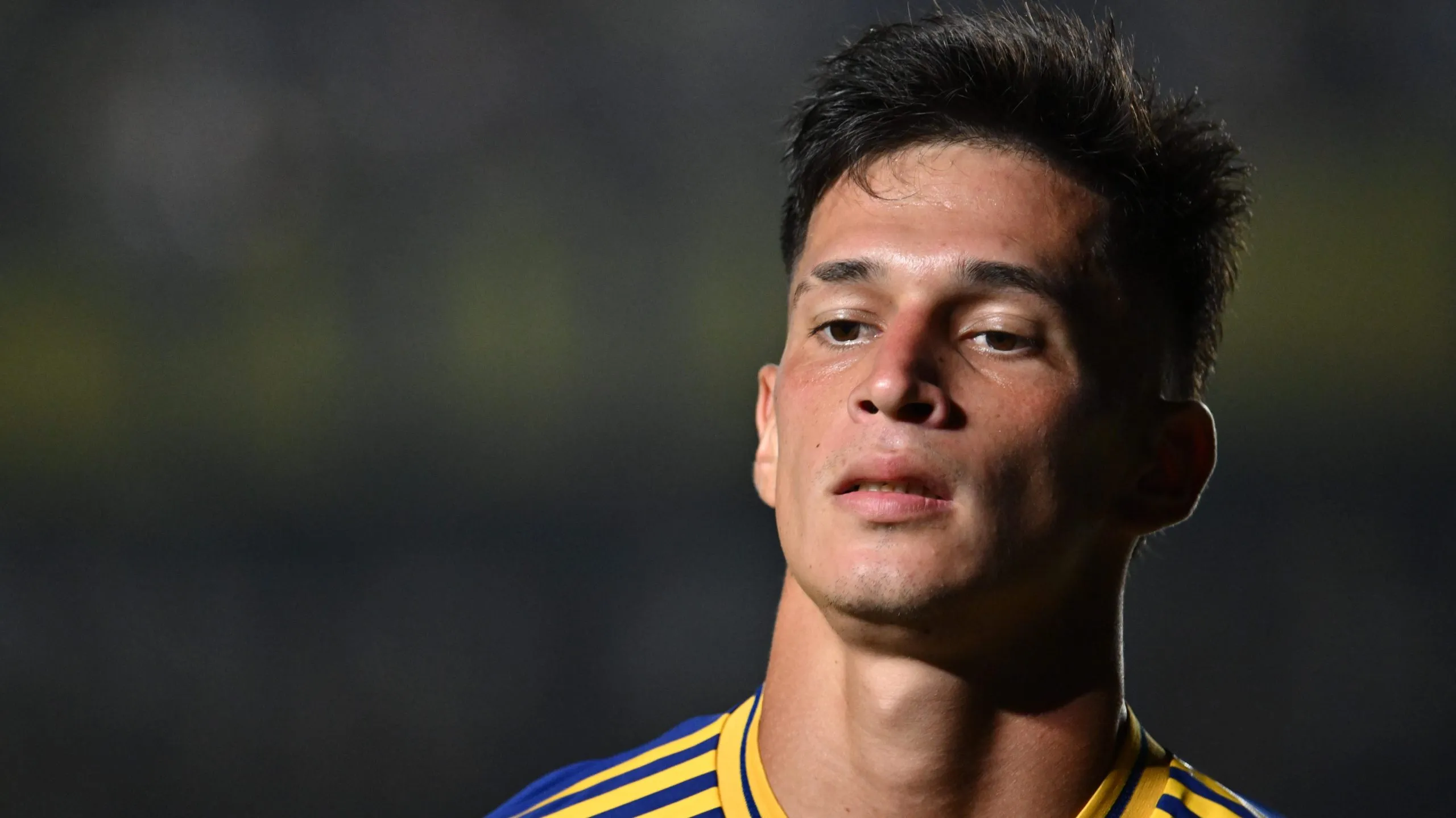 Aguirre, con pocos minutos en 2025. Foto: Getty Images