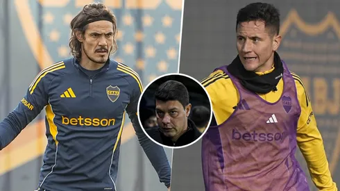 Battaglia, exigente con Cavani y Herrera.