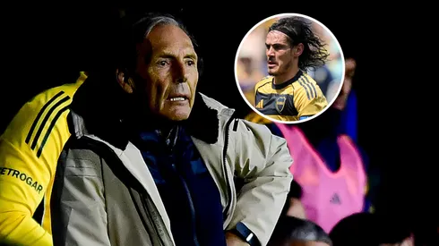 La decisión de Russo cuando mandó a la cancha a Cavani.