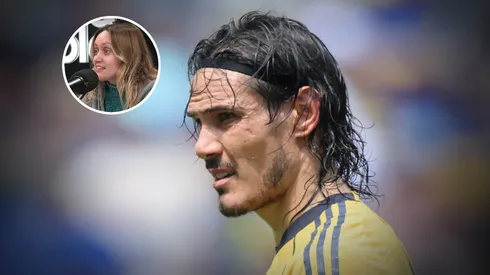 Una actriz argentina recordó un divertido cruce en redes con Cavani.