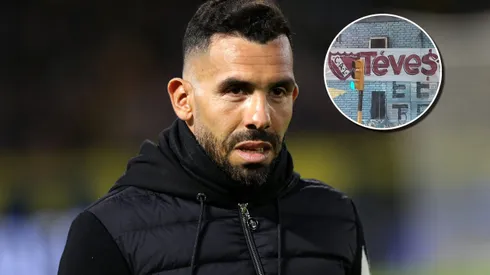 Los pasacalles que colgaron en Avellaneda contra Tevez