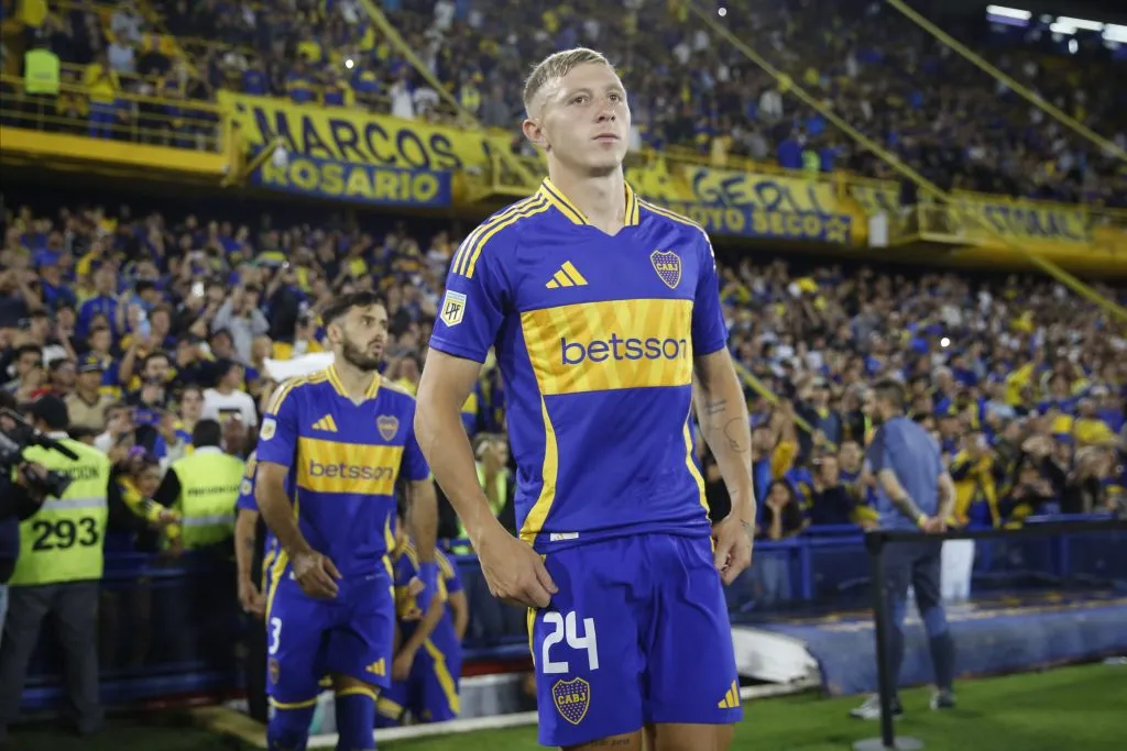 Barinaga, con chances de meterse en el once de Boca. (Getty)