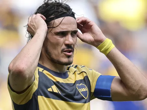 La increíble racha negativa que Cavani buscará romper en Boca vs. Atlético Tucumán