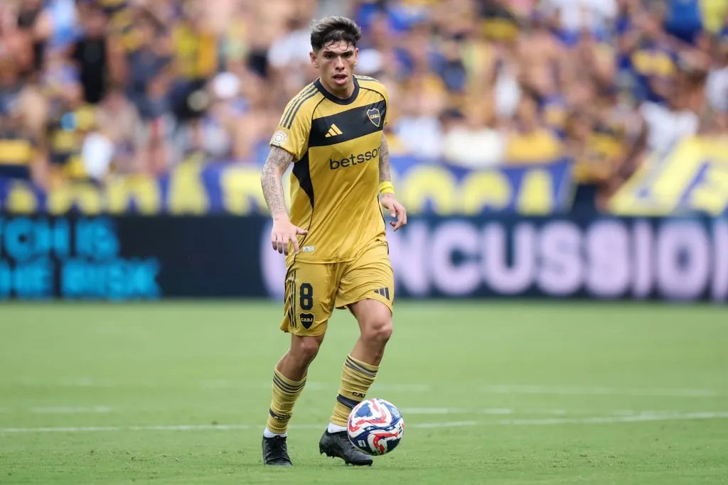 Tato Aguilera reveló que Palacios podría ser titular ante Banfield. (Getty Images)