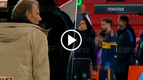 Russo confirmó el cambio de Merentiel justo antes del complemento.