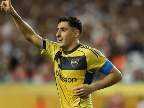 Tras la polémica con Russo, apareció una bandera para Merentiel en la puerta de Boca Predio