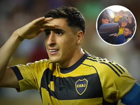 Los hinchas de Boca apoyan a Merentiel en medio de la polémica: así reaccionaron cuando salió del predio