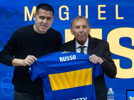 La postura de Riquelme ante las dudas sobre el futuro de Russo como DT de Boca