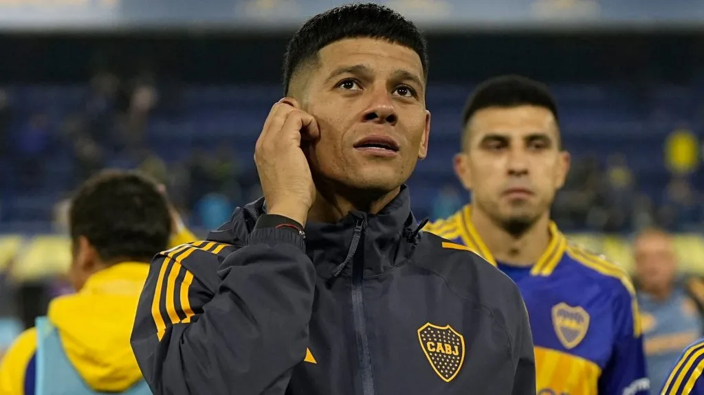 Rojo, a horas de su salida de Boca.