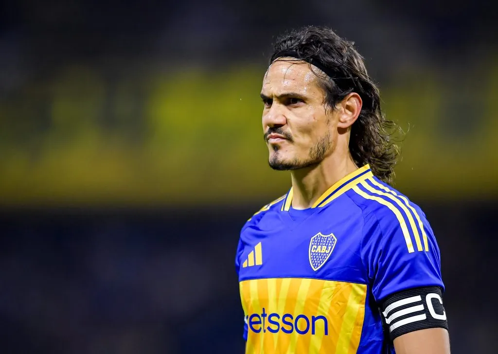Edinson Cavani en Boca (Getty Images)