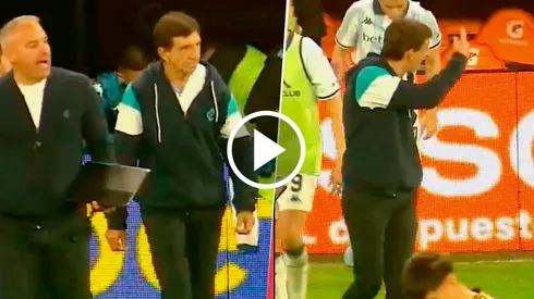 El insólito gesto de Costas a la platea de Boca: "¿Que hace?"