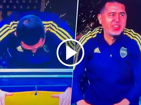 Así reaccionó Riquelme al empate agónico de Boca con Racing
