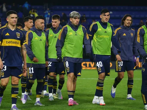 No se vio en TV: los dos jugadores de Boca que fueron silbados por los hinchas antes del arranque del partido