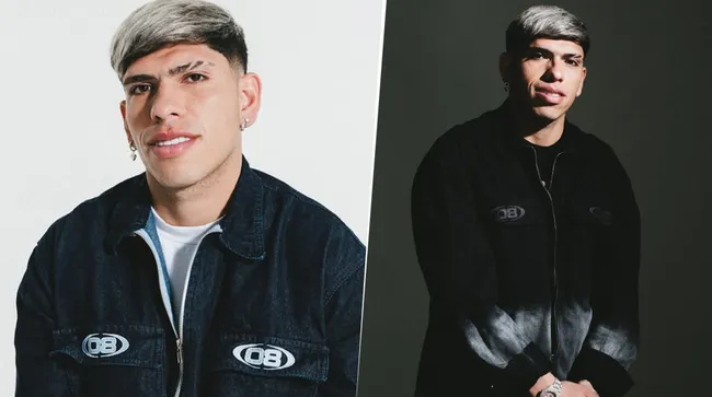 Carlos Palacios modelando para “08onasaez” (Foto de @08onasaez en Instagram)