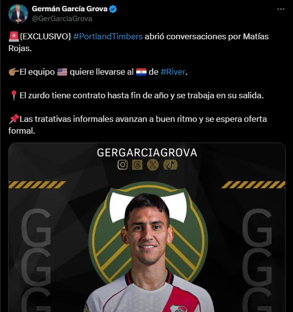 Matías Rojas, con chances de irse a la MLS. (Captura)