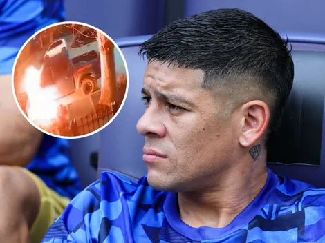 Un encapuchado incendió una camioneta de Rojo tasada en 100 millones