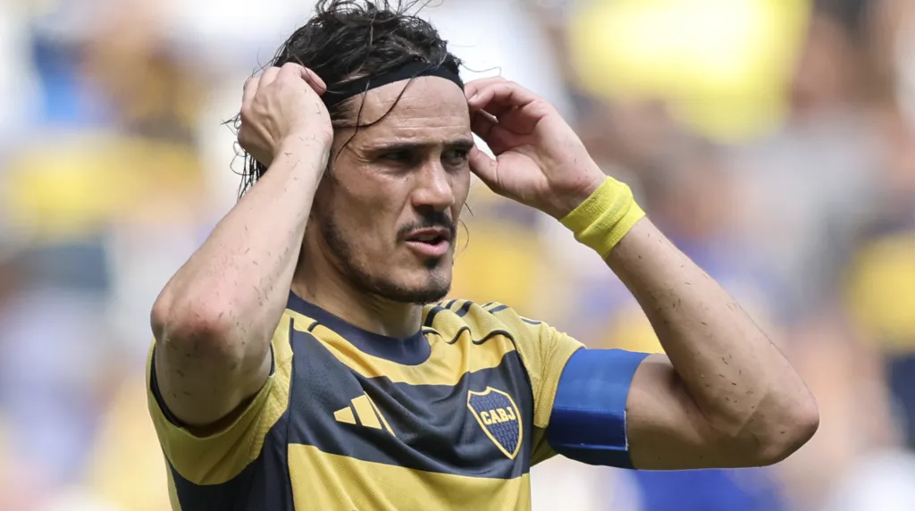 Edinson Cavani en Boca (Getty Images)