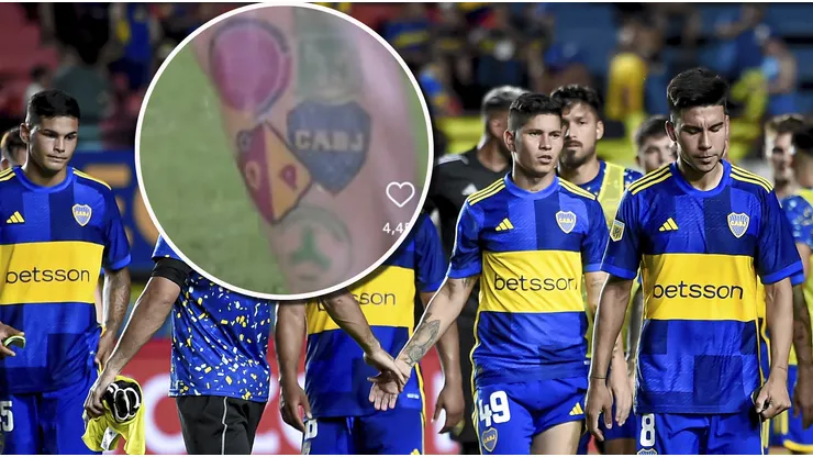 Se fue de Boca sin pena ni gloria, pero tiene tatuado el escudo en la pierna