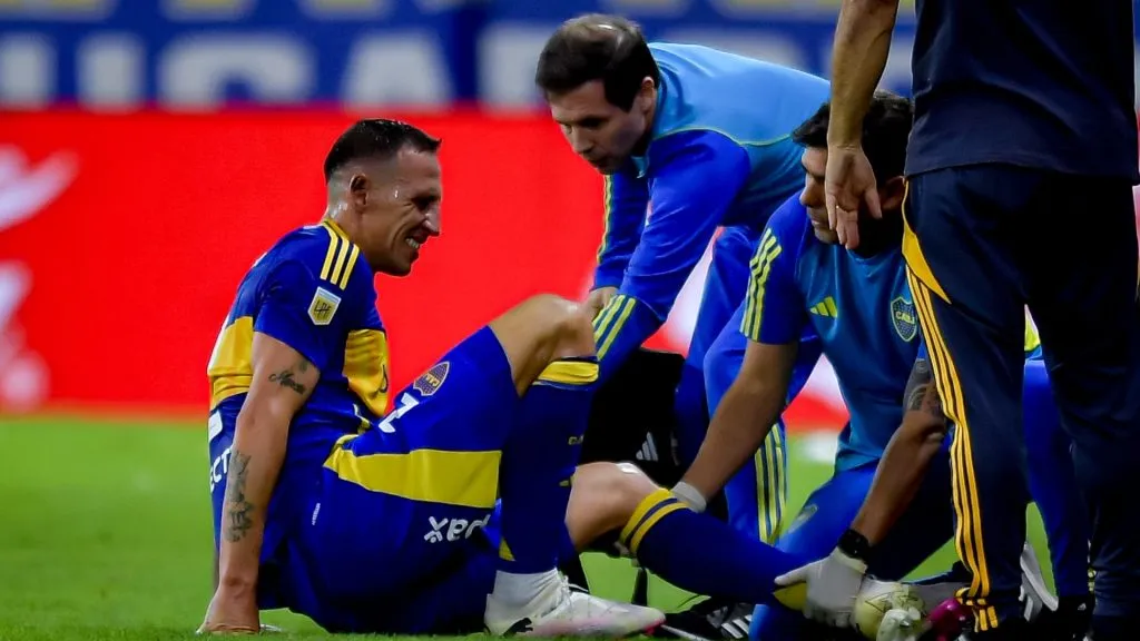 Lema se lesionó en octubre de 2024 y no volvió a jugar en Boca. (Getty)