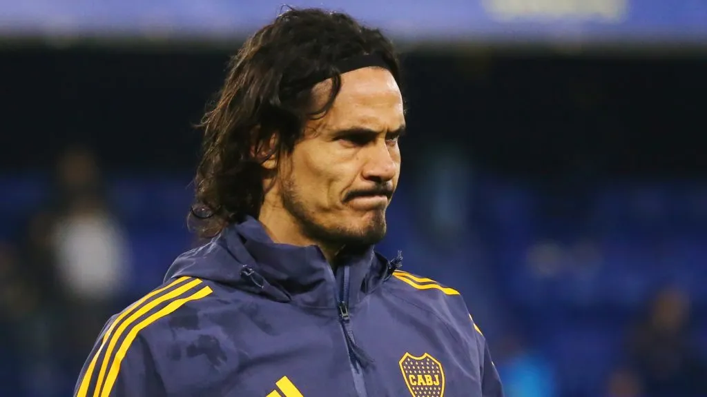 Edinson Cavani en Boca (Getty Images)