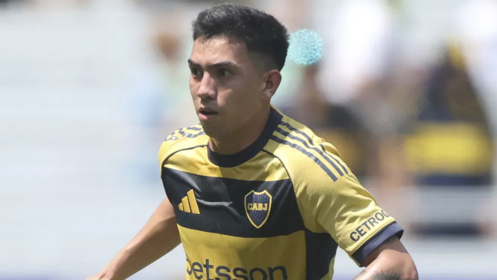 Alan Velasco habló después de marcar su primer gol en Boca