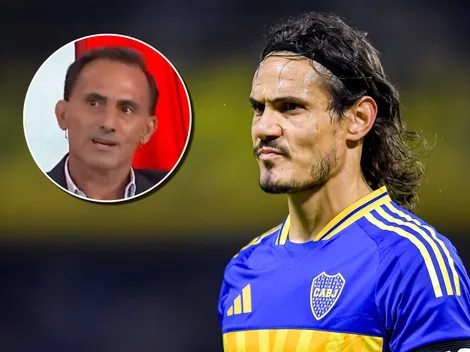 Latorre hizo un diagnóstico sobre la mala racha de Cavani en Boca: "Lo más probable es que..."