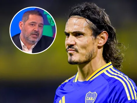 Traverso sorprendió con su postura sobre la titularidad de Edinson Cavani en Boca: "Se tiene que..."