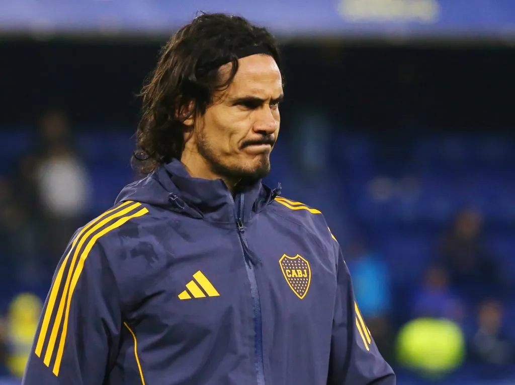 Cavani, titular en Boca con Russo al mando. (Getty)