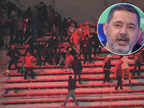 Traverso y un pedido a CONMEBOL tras los incidentes en Independiente-U de Chile: "Tienen que..."